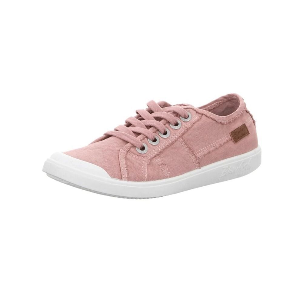 NWT Blowfish Malibu Vesper 8 Dusty Pink Distressed Stitched Cushioned Sneakers